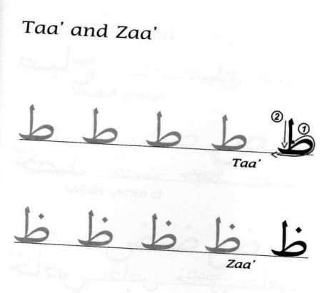 The Letter Zhaa ظ In Arabic With Examples, Exercises, And Worksheets ...