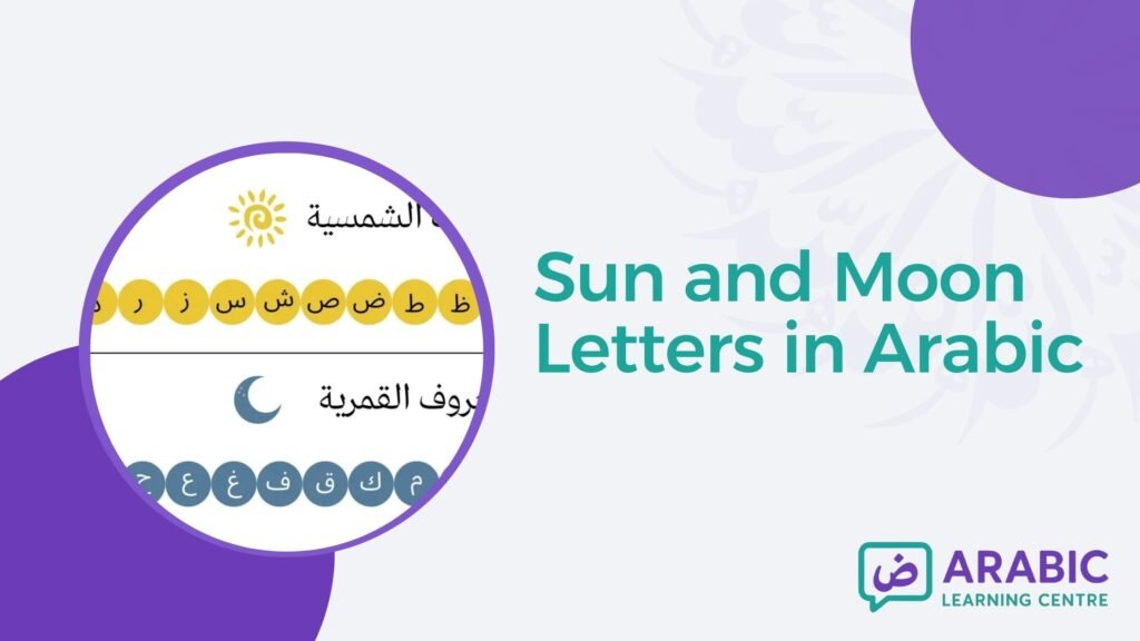 Sun and Moon Letters in Arabic