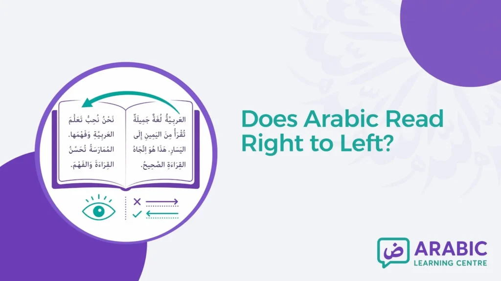 Does Arabic Read Right to Left?
