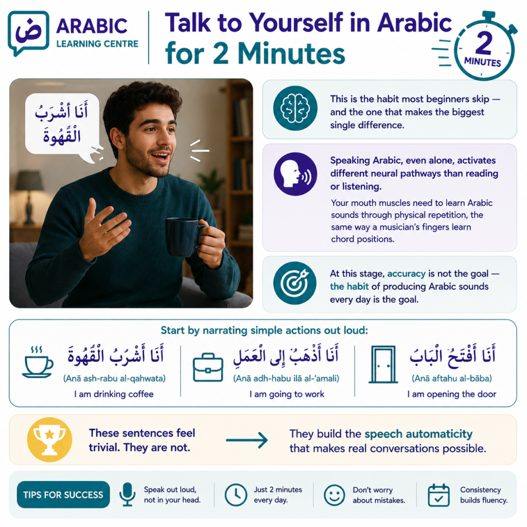 Talk to Yourself in Arabic for 2 Minutes