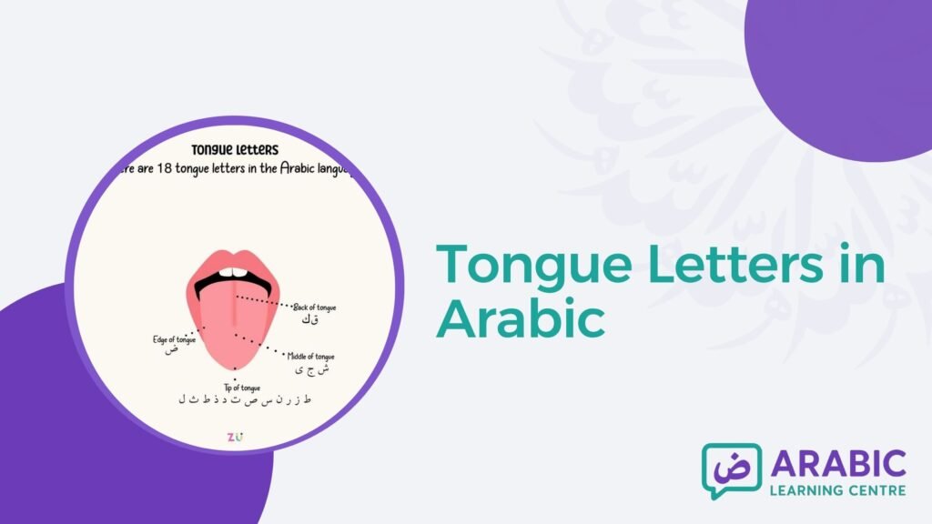Tongue Letters in Arabic – Makharij and Pronunciation Guide