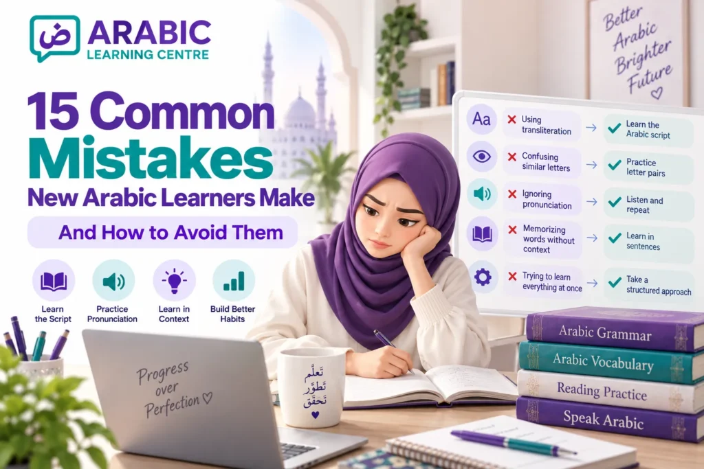 15 Common Mistakes New Arabic Learners Make and How to Avoid Them